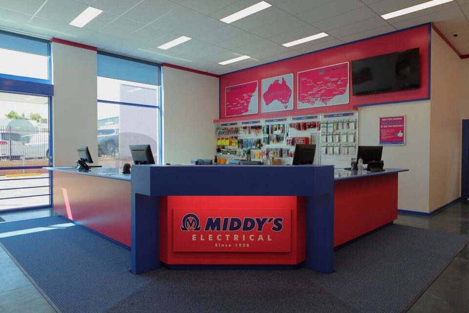 Middy's Electrical Reception Desk