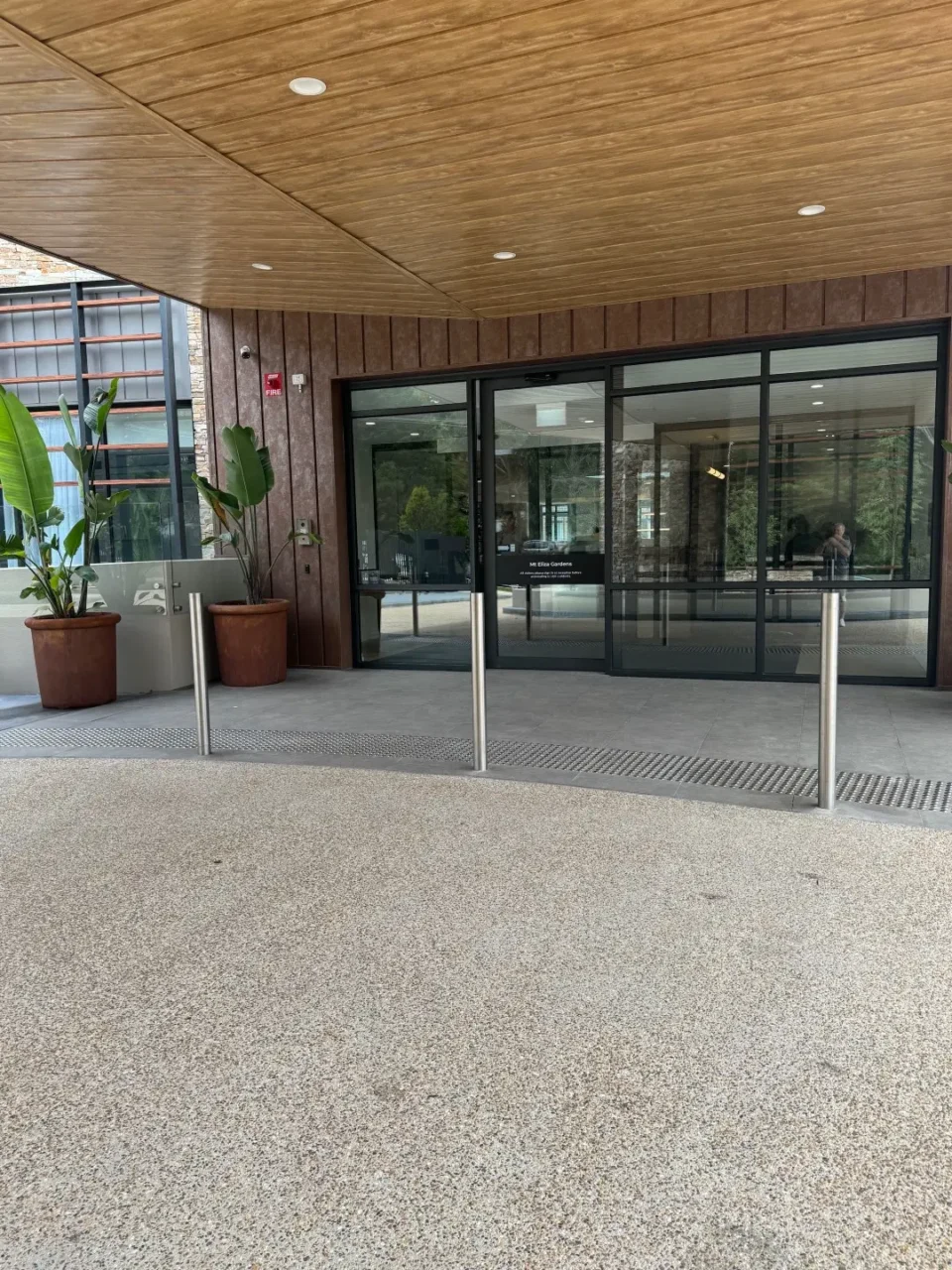 Retirement home enterance