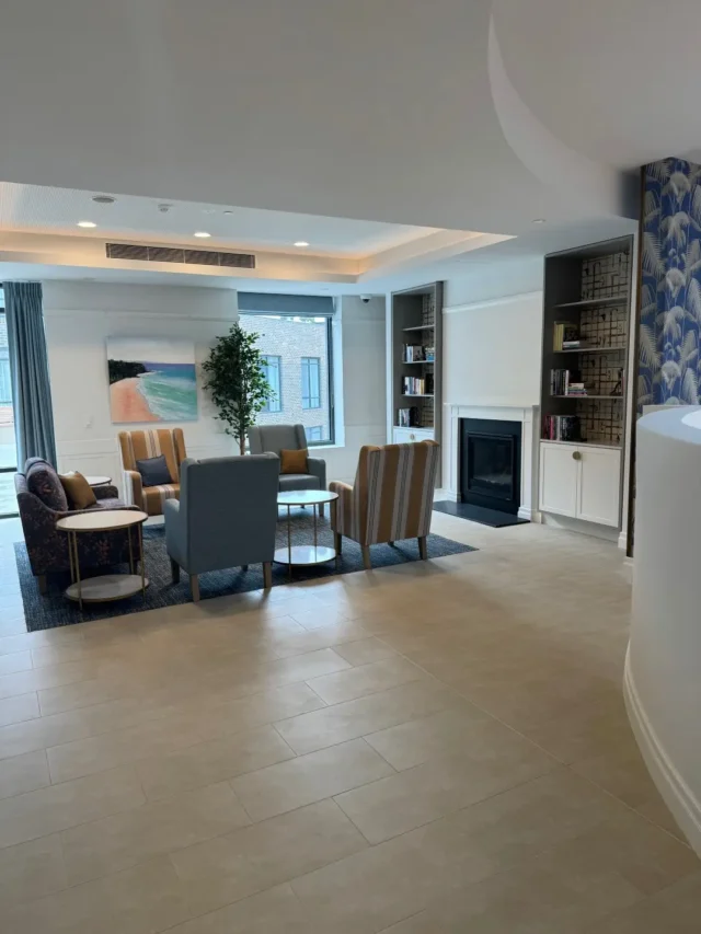 Retirement home lounge