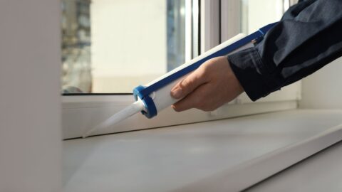 Window Frame Caulking