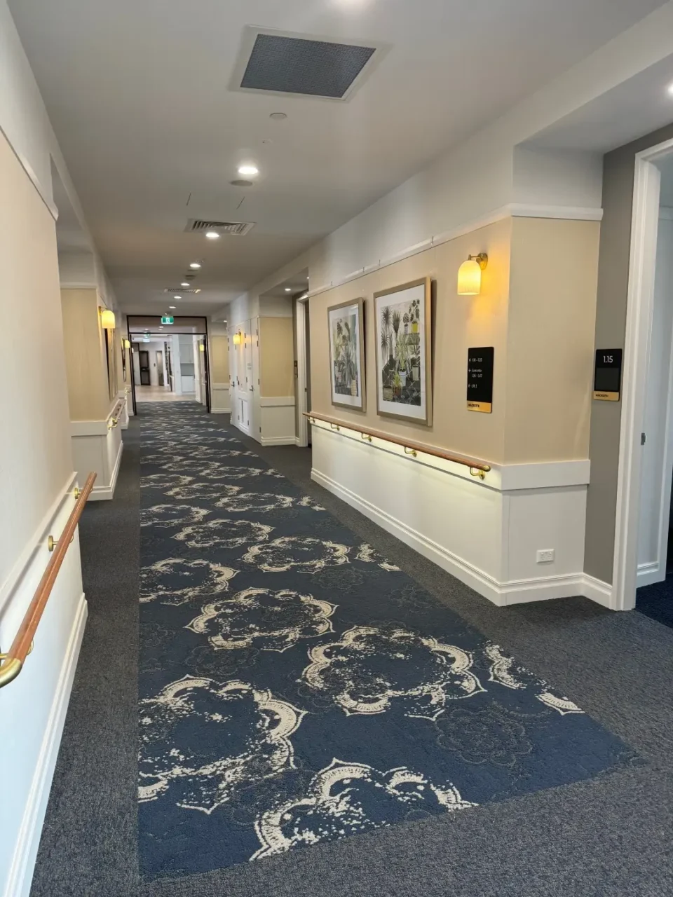 hallway caulking