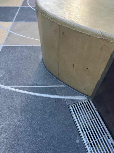 Recaulking outdoor tiles