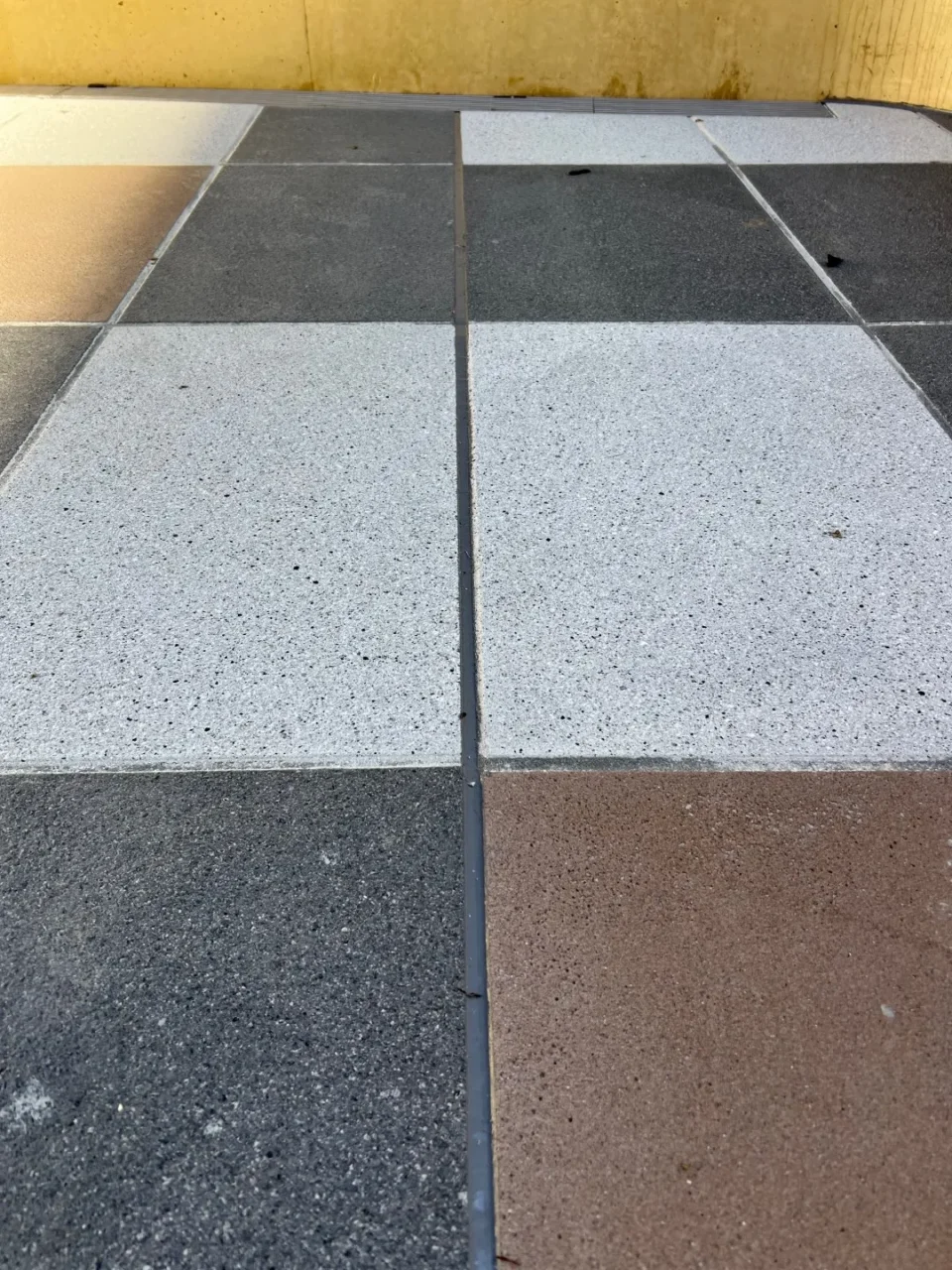 outdoor tiles caulking